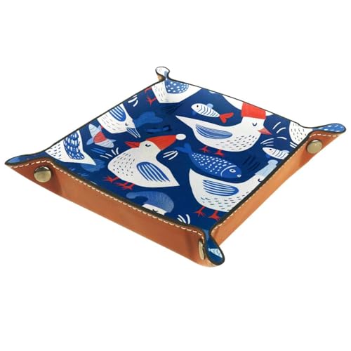 Seagulls Dice Tray Dice Rolling Tray Folding Dice Holder for Dice Games, Like RPG, DND and Other Table Games - color: Multi 14