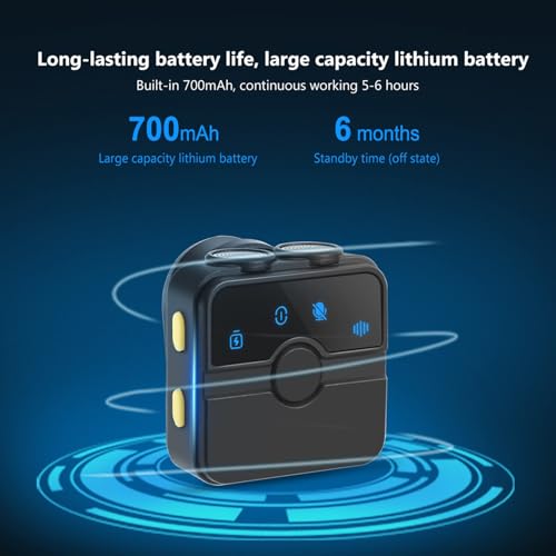 Yunseity Lavalier Microphone Wireless, 2.4G Wireless on Microphones with Noise Cancellation, Original Sound Mode for Gaming Live Streams, BT Connection (PU3156B 8 Pin) - style: PU3156B 8 Pin