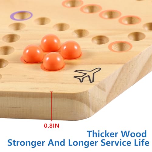 15 in Wahoo Board Game for 4-6 Players, Fast Track Board Game(Small,Log) | NRZSSN 15 in Wahoo Board Game,Fast Track Board Game,Classic Board Game for Game Night, Parties, (Small,Log) - color: Small, Wood Log