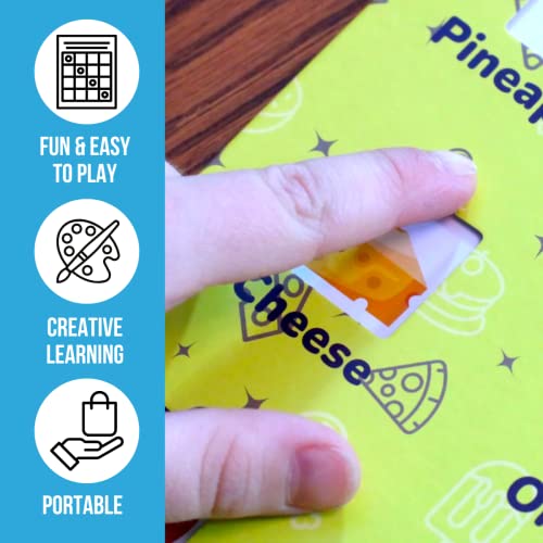 Regal Games Kingo Foods Edition Bingo Game for Kids - Fun Educational Learning for Preschool & Kindergarten - Phonics, Vocabulary Builder & Sight Word Game for Classroom & Home - size: Food Edition