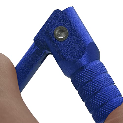CNC Aluminum Motorcycle Gear Shifter Lever, Foldable Gear Shift Lever Fit for 50cc 110cc 250cc CRF50 XR50 XR CRF Dirt Pit Monkey Bike Motorcycle ATV - color: Blue