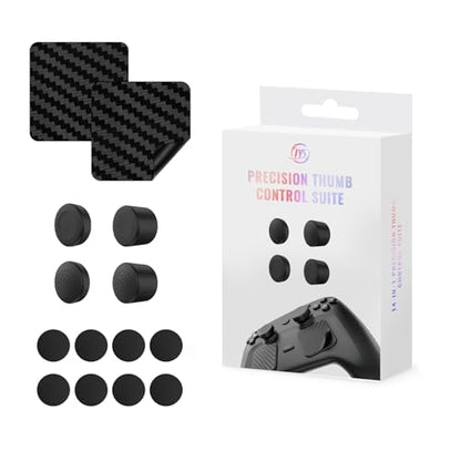 EJGAME Accessory Kit for Steam Controller 2026,Touchpad Protector,Thumb Grip Caps,Silicone Back Button Enhancement Set