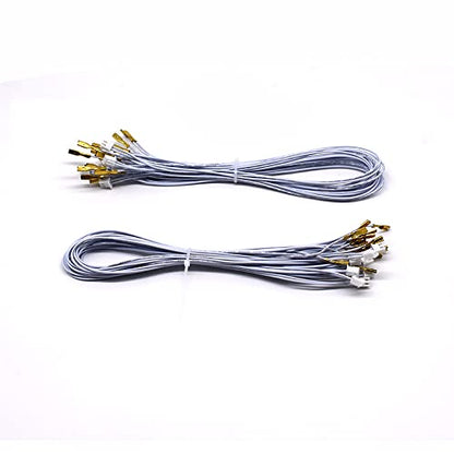 Arcity 20 Pcs Arcade Wires Harness Cable for Zero Delay USB Encoder PCB With 0.110" 2.8mm Terminals 15.74inch Compatible With LED & Sanwa Style Buttons New - color: 0.110 inch(2.8mm)-L:15.74in