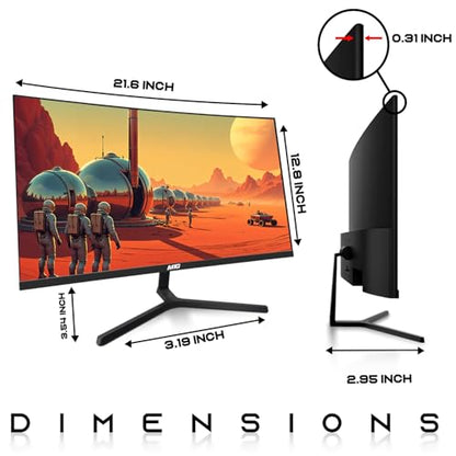 TechMagnet All in one Desktop Computer,Cheetah 4,Intel Core i5 4th Gen,16GB DDR3,240GB SSD,New 24 inch Curved Display,MTG RGB Keyboard Mouse,RGB Speaker and Webcam,USB Wi-Fi,Windows 11(Renewed) - size: 16GB/240GB SSD, style: 24 Inch
