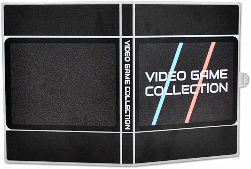 UniKeep Game Case for Nintendo Switch Cartridges - Holds 60 Games Securely in Foam (black and stripes) - color: black and stripes