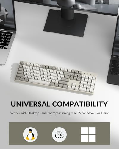 Keychron C2 Pro Wired Mechanical Keyboard with 8K Hz Polling Rate, Full Size Custom RGB Backlit Hot-Swappable, Non-Shine Through PBT Keycaps Compatible with Mac Windows Linux - color: Banana Switch