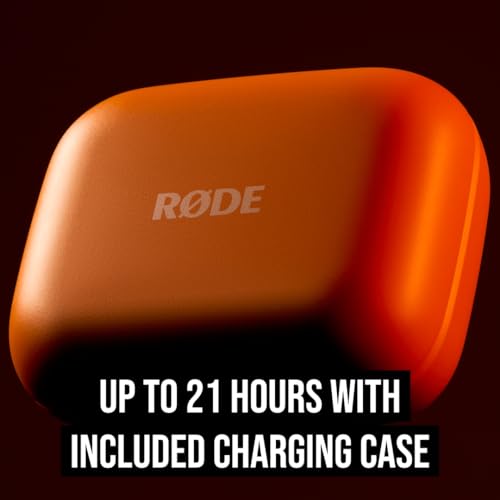 RØDE Wireless Micro - Compact Wireless Microphone, Two Mics with Charge Case for Smartphone Content Creation - USB-C, Orange | USB-C Receiver, 2 Clip-on Omni Mics, Gainassist, Charging Case Up to 21h, 100m Plus Range - color: USB-C Orange