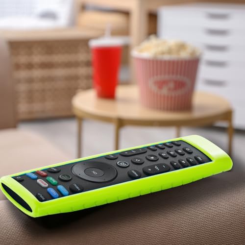 Case for Vizio TV Remote, Cover Compatible with Vizio Smart TV Remote Control XRT136 / XRT140 Silicon Universal Sleeve Skin Glow in the Dark Green - color: Glow Green