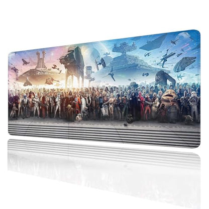 XXL Large Gaming Mouse Pad The Chosen One Custom Desk Pad,Mousepad with Anti-Slip Rubber Base,Stitched Frame Mouse Mat,Portable Desk Mat for Computer Keyboard Mice Laptop & PC,31.5X15.7 Inch - color: Pattern01