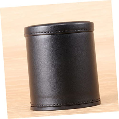 Pu Leather Dice Cup with Felt Lining Silent Dice Storage for Home and Bar Games Includes for and Tabletop Fun