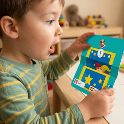 KIDROX Count to 20 Flashcards – Open & Discover Hidden Surprises! Learn Numbers 1–20 in English & Spanish with Marji | 20 Fold-Out Cards | Fun Counting Game for Kids 3+ - style: Count 1 to 20