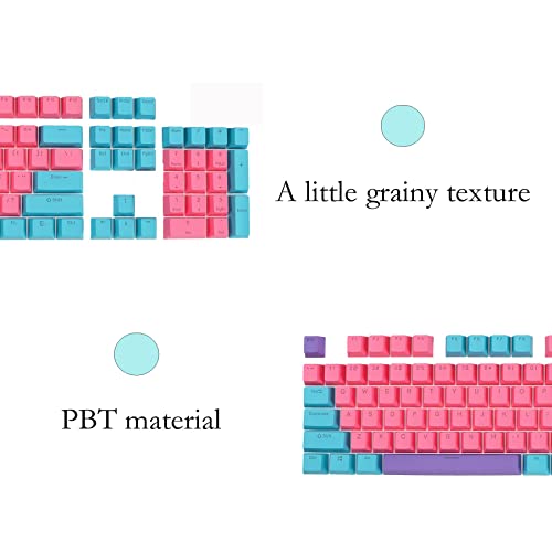 61 PBT Game keycap, 60% Backlight with Key Puller OEM Configuration American Layout, 87/104 Mechanical Keyboard (no Keyboard) (Ahris) - color: Ahris