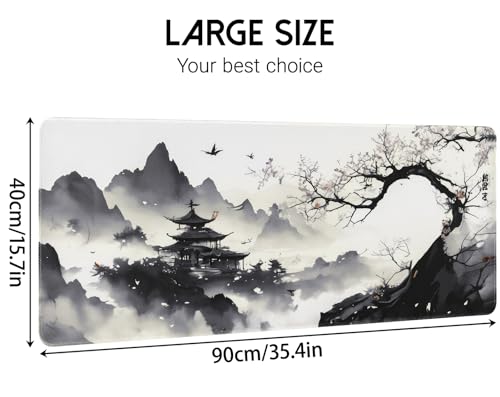 FreeNook Mouse Pad Gaming Mousepad 35.4 x 15.7in for Home Office and School - color: SMSC, size: 35.4L x 15.7W inches