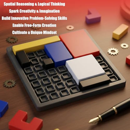 Logic Puzzle Brain Teaser Game, Engaging Educational Challenges for Classroom Brain Training, Family Game Night Entertainment, Solo Critical Thinking Practice, Complete Set of Logic Puzzles