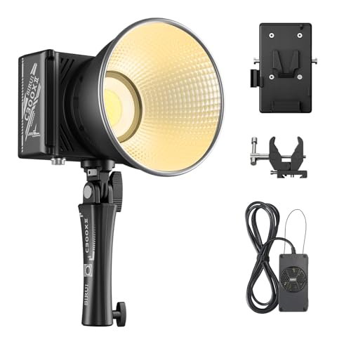 SIRUI C300XII 310W Portable LED Video Light - Ultra Lightweight 0.96kg, App & Bluetooth Control, V-Mount/AC/DC Power, 2700-6500K CCT for Studio/Outdoor - size: C300X II