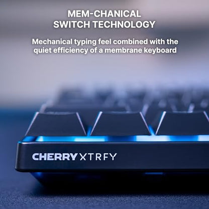 K33 Compact Wireless, 75% Mem-chanical Gaming Keyboard, Multi Device, Bluetooth, 2.4 GHz & Wired Mode, RGB-Lighting, IP54 Dust & Splash-Resistant (Black) - color: Black