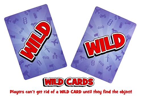 Regal Games Travel Games - Outdoor Scavenger Hunt Card Game for Kids Ages 4-12 - Nature & Road Trip Activities for Families, Camping & Vacation Fun, 2-8 Players, 54 Scavenger Hunt Cards