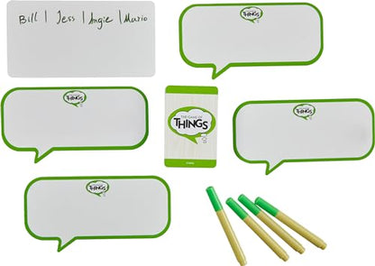 Mattel Games the Game of Things Party Board Game for Teens, Adults, Family Nighs & Parties, Includes Erasable Boards & Wet Erase Markers