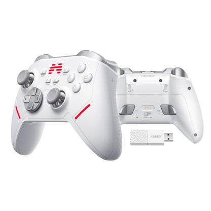 BEITONG KP20 Wireless Controller, TMR Joystick, Hall Trigger, White | TMR Joysticks, Hall Triggers,1000Hz Polling Rate, Mechanical Buttons, Hybrid D-Pad, 6 Axis