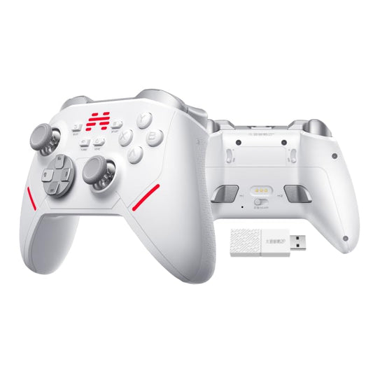 BEITONG KP20 Wireless Controller, TMR Joystick, Hall Trigger, White | TMR Joysticks, Hall Triggers,1000Hz Polling Rate, Mechanical Buttons, Hybrid D-Pad, 6 Axis