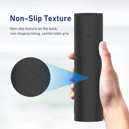 Silicone Case Cover for Voice Remote ERF3A90 for U7G U8 U9G Series 4K ULED, Black Sleeve - color: Black