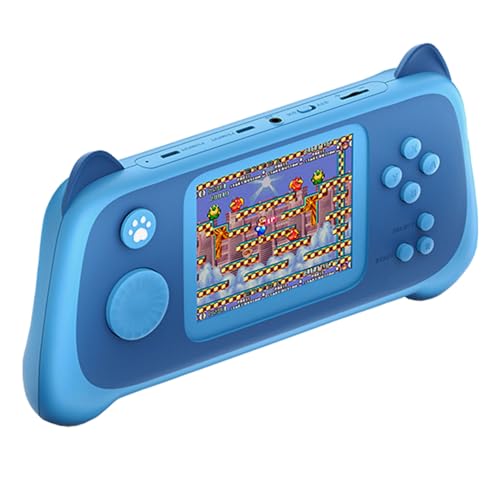 Handheld Game Console with 666 Classical FC Games Retro Mini Game Machine 3.0-Inch Color Screen Support for TV Output , Presents Birthday for Friends(Blue) - color: Blue