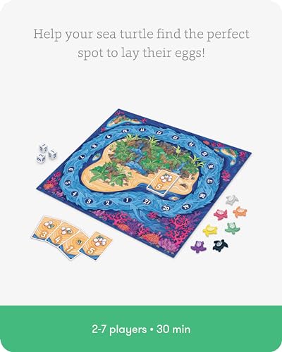 SimplyFun Shore Seekers - A Fun and Interactive Math Board Game for Kids - Practice Addition and Multiplication Skills - Math Game for Kids, 2 to 7 Players, Ages 7 & Up - style: Shore Seekers