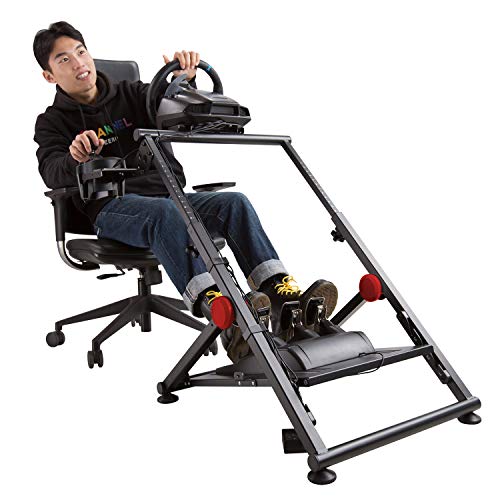 NanoRS RS155 Foldable Gaming Steering Wheel Stand Steel Frame Support Game Driving Bracket up to 20kg