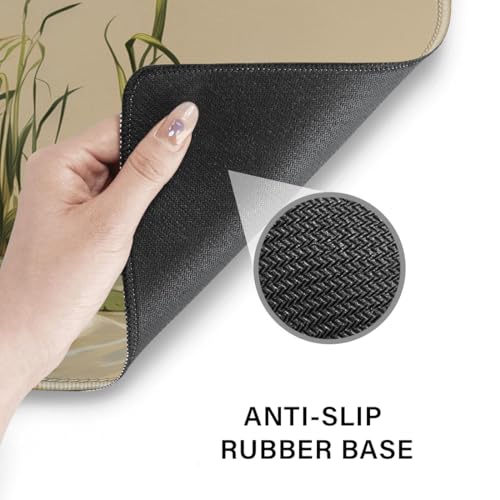 Desk Pad and Keyboard Wrist Rest, Large Mouse Pad + Keyboard Pad+Mouse Wrist Support, Non-Slip Desk Mat Protector for Office, Home 31.5×11.8 Inches Anime Frog - color: Frog
