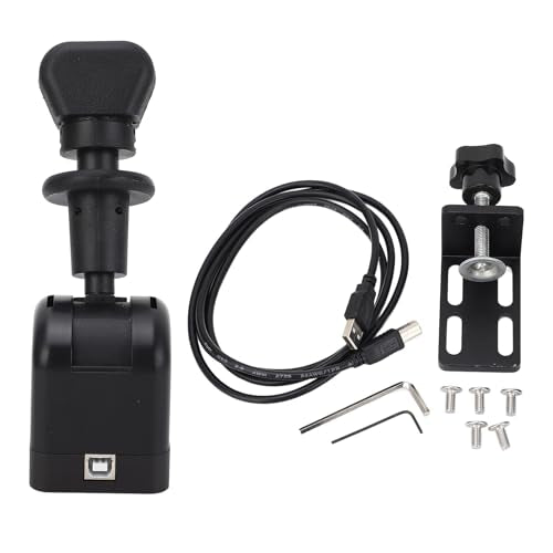 Brilluxa Racing Handbrake, Analog USB E-Brake Controller and Drift Brake Lever Compatible with Logitech G27 G29 G923, PC Video Game Sim Racing Steering Wheel Shifter Setup Accessory