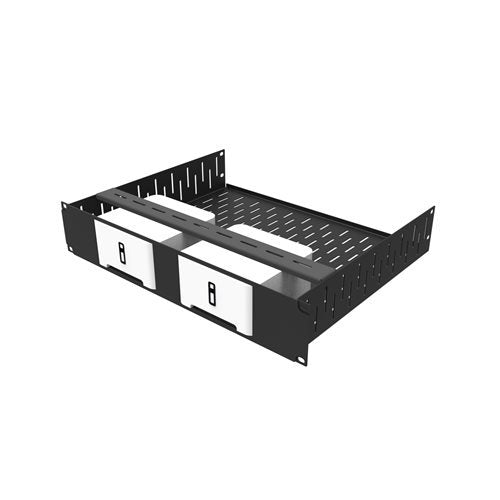 Penn Elcom Custom Media Rack Shelves (2U, 2 x Sonos Connect (ZP90 Unit)) - size: 2U, 2 x Sonos Connect (ZP90 Unit)