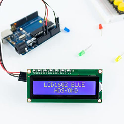 Hosyond 3pcs I2C IIC 1602 LCD Display Module 16x02 LCD Screen Module for Arduino Raspberry Pi - size: I2C LCD 1602