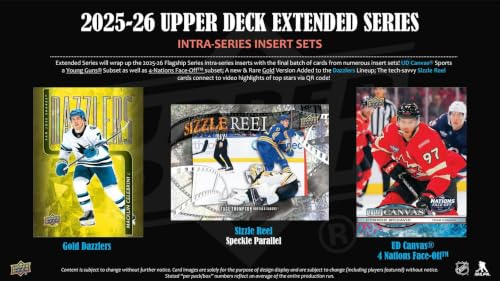 Upper Deck 2025-26 Extended Series Hockey Blaster Box