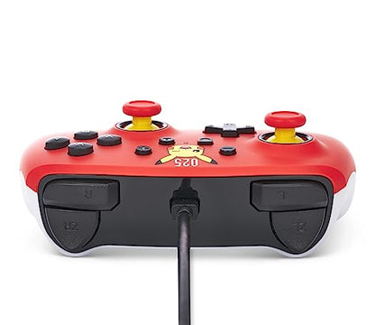 PowerA Nintendo Switch Wired Controller - Laughing Pikachu, Pokemon Switch Controller, Detachable 10ft USB Cable, Plug & Play, Officially Licensed by Nintendo - color: Laughing Pikachu