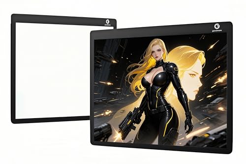 Glass Gaming Mouse Pad with LED Lights,Professional Esport Mousepad with Type C Port, Ultra-Smooth Hard Surface for Office Bedroom and Gaming, Large Non-Slip Silicone Base（11.8" x 15.7"）