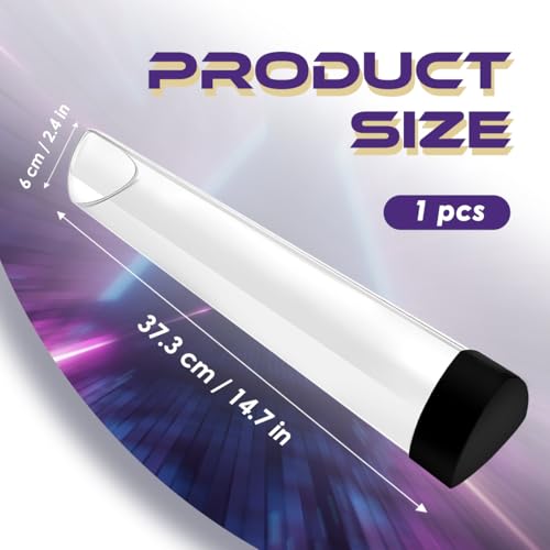 FROGIGO Playmat Tube Prism-Shaped for TCG Playmats - Non-Slip Play Mat Holder with Easy in/Out & Anti-Roll Design, Durable Mat Storage Case (1 Pcs, Black Cap) - color: 1 Pcs