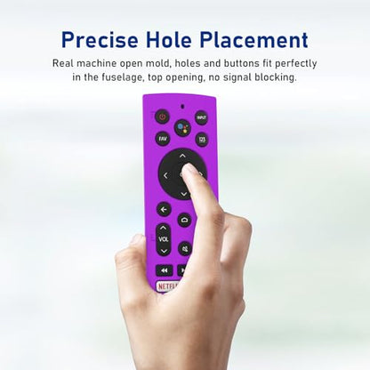 Purple Silicone Case for U8 TV Remote, U7G U9G Series 4K ULED Skin - color: Purple