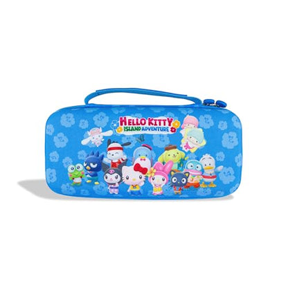 Sonix x Sanrio Carrying Case for Nintendo Switch 2, Switch 1, Lite, OLED, Protective Travel Case with Game Cartridge Storage | Hello Kitty Island Adventure Crew (Blue) - color: Hello Kitty Island Adventure Crew
