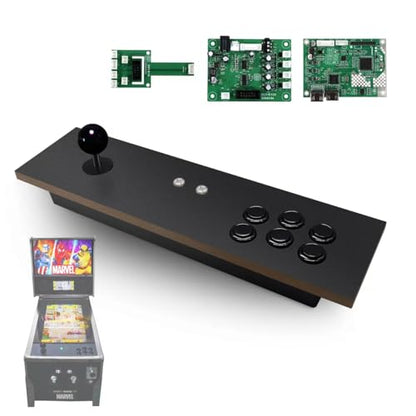 IntecGaming Switch Fighting Stick for Arcade1Up'S Digital Pinball - Expand Your arcade 1up Pinball Games, Play Your Switch on The Pinball, Modded Switch Joysticks Specially Designed for Arcade 1 Up Pinball