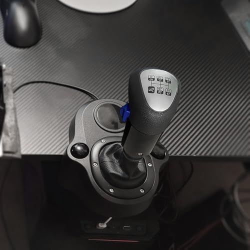 RASTP USB American Truck Simulator Shifter, Gearshift Knob for ATS & ETS2 Games Compatible with Logitech G27 G29 G920 Thrustmaster TH8A Fanatec SQ, PC Sim Racing Shifter (Style 3) - size: USB Gearshift Knob Style 3
