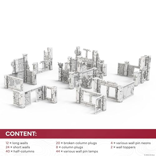 Archon Studio Rampart City Ruins Miniature Terrain Set, Modular Design, from