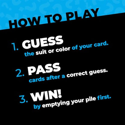 Wild Guess! – Insanely Competitive, Fast-Paced Card Game for 2 to 4 Players – Guess, Pass & Block Your Way to Victory – Fun for Friends, Families and Game Night – Ages 10+