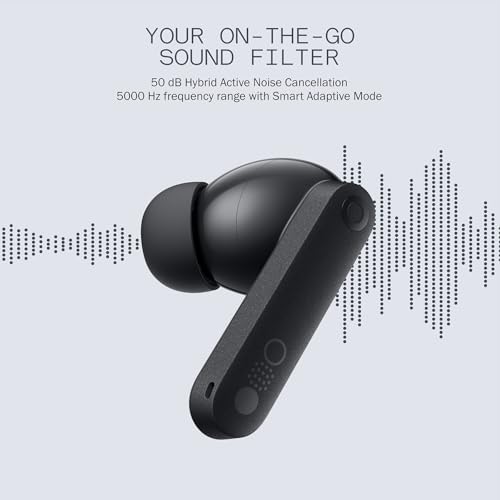 CMF Buds Pro 2 Wireless Earbuds with Smart Dial, 50dB Hybrid Noise Cancelling Earbuds Wireless Bluetooth 5.3, 11mm Bass with LDAC, 6 Hi-Res Audio Mics, 43H Playtime, Fast Charging Case, Blue - color: Blue