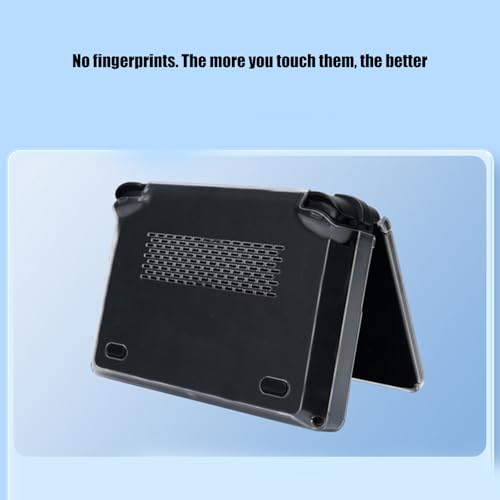 Semiconductor Cooling Fan Full Protections Protective Case with Heatsink Game Console Case Protector Protective Cover - color: Transparent blue