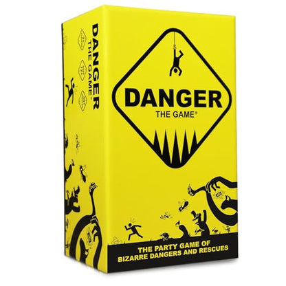ORIGAMI WHALE Danger The Game: The Card Game of Bizarre Dangers and Rescues - Family & Adult Game Night - Easy to Learn - Party Games - Family Board Games - 3+ Players