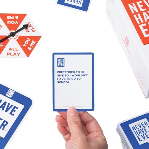 Never Have I Ever | Hilarious Family Card Game with Fun Questions & Crazy Stories | Perfect for Kids, Teens & Adults | Great for Game Nights & Parties | Includes “I Have” & “I Have Never” Paddles! - color: Family Edition