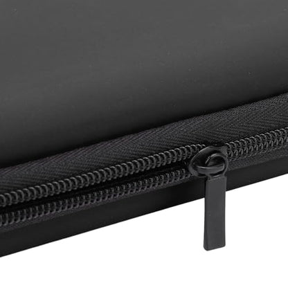 Carrying Case for NintendoNew New 2DS XL, 2DS LL, New 3DS, 3DS Console, Hard Protective Shell Travel Case Pouch with 8 Game Cartridges Slot, Water Proof PU & Hard EVA, Console - color: Black