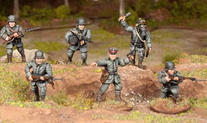 The Great War - German Infantry 1916-18 (30 Figures) Multi-Part Hard Plastic (HIGH Impact POLYSTYRENE) 28MM Figures…