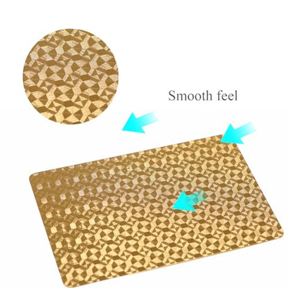 ACELION Waterproof Playing Cards, Plastic Playing Cards, Deck of Cards, Gift Poker Cards (Gold) - color: Gold