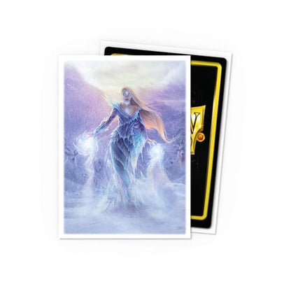Dragon Shield | Flesh & Blood Art Sleeves | 100 CT - Smooth & Tough Premium TCG Sleeves | Compatible with Pokemon, One Piece & Magic the Gathering | Lyslander, Elemental Wizard - color: Lyslander, Elemental Wizard